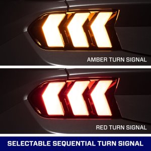 Ford Mustang Tail Lights - Rear - FORM Lighting - Sequential LED - `15-`23